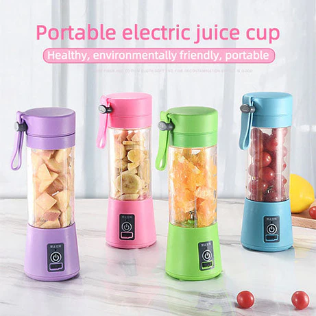 USB Rechargeable Juicer 6 Blades Electric Blender Portable Mixer