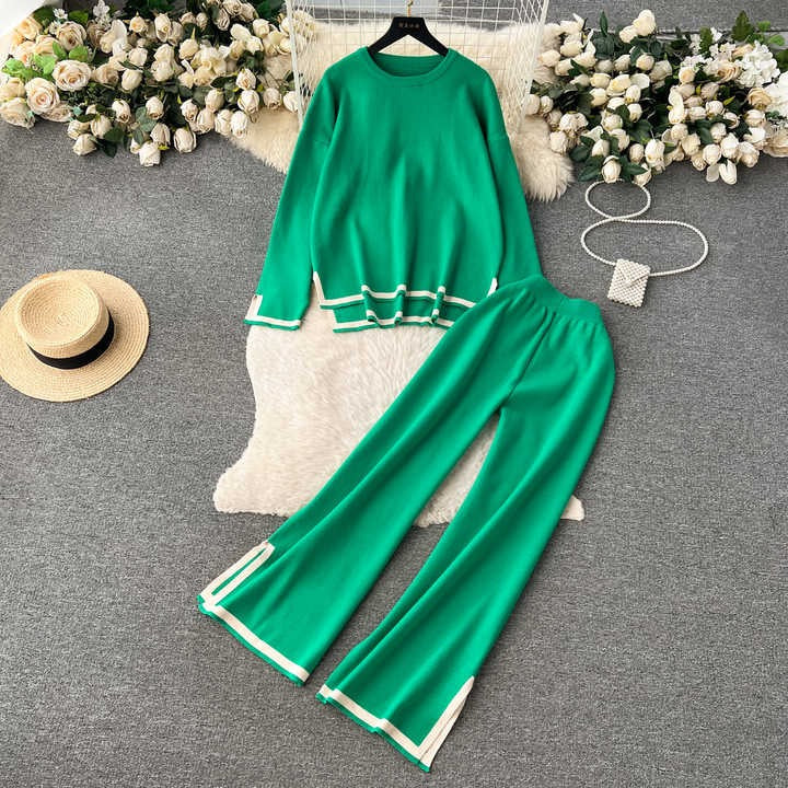 BORDER STYLE FULL SLEEVES 2 PCS NIGHT SUITES FOR WOMEN