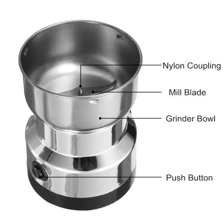 Stainless Steel Mini Electric Spice Masala Grinder, Grinding machine