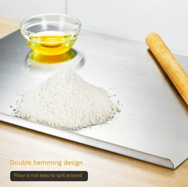 All-in-One Stainless Steel Cutting Board – Anti-Bacterial, Non-Slip, Multi-Use