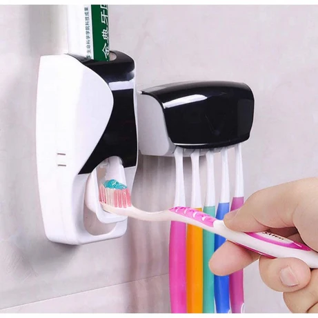 Automatic Toothpaste Dispenser Squeezer Hands