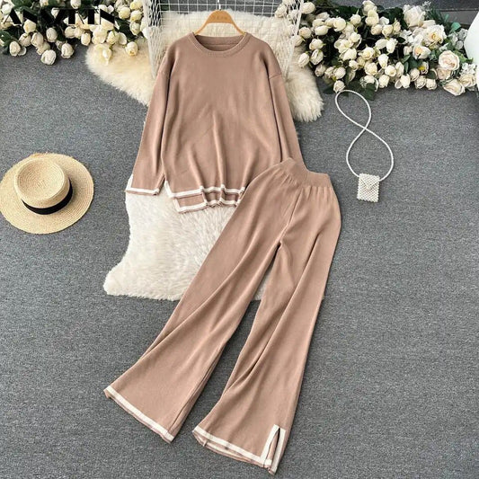 BORDER STYLE FULL SLEEVES 2 PCS NIGHT SUITES FOR WOMEN