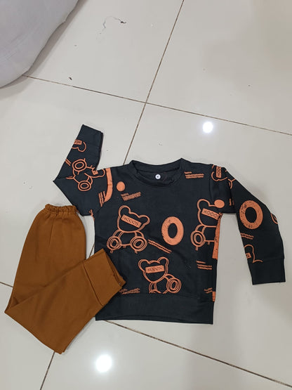 Black & Brown Kids Night Suites