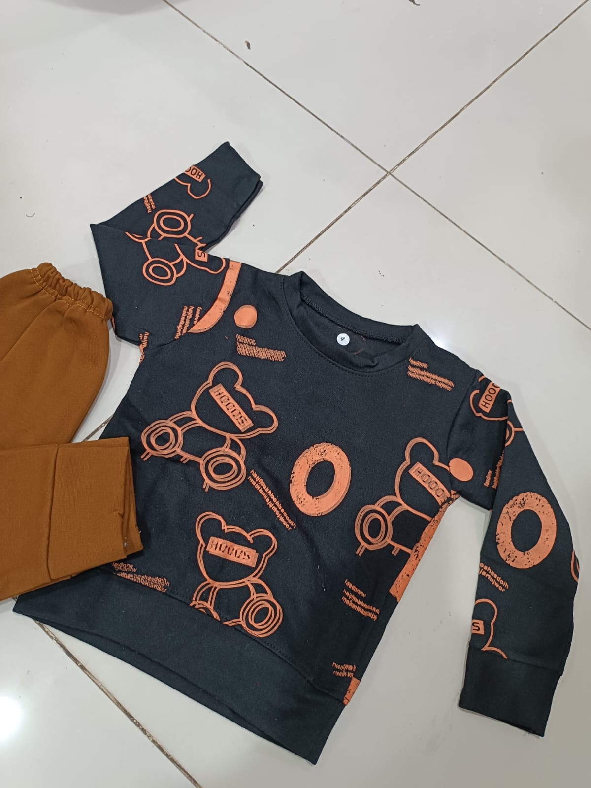 Black & Brown Kids Night Suites