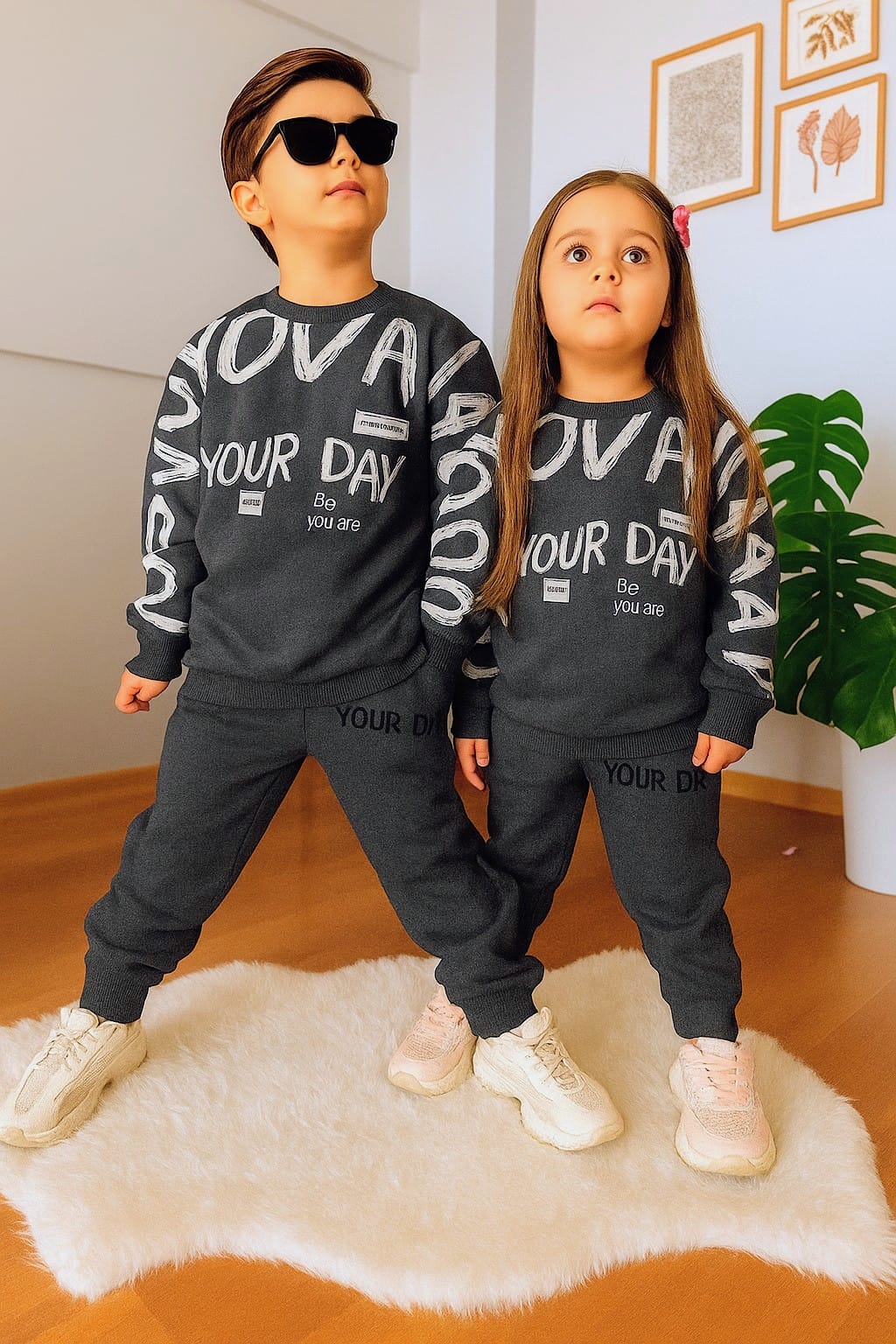 YOUR DAY PRINTED WINTER TRACKSUIT FOR KIDS HIGH QUALITY