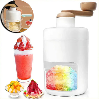Shaved Mini Hand Ice Crusher Machine