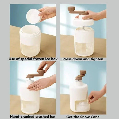 Shaved Mini Hand Ice Crusher Machine