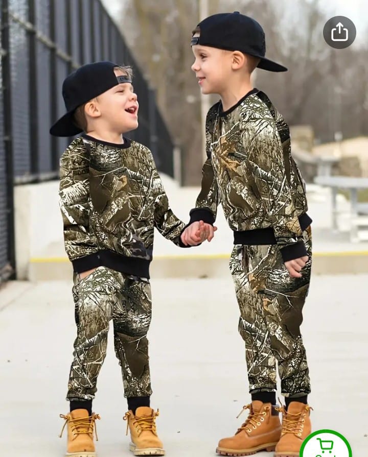 KIDS WINTER TRACKSUIT  SWEATSHIRT+ TOUSER