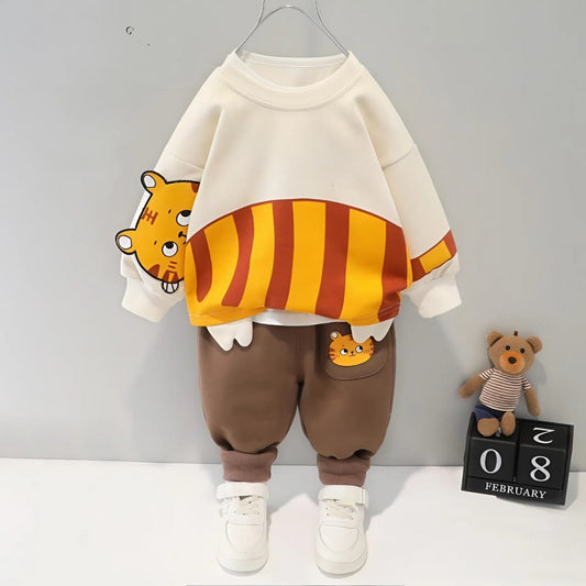 YELLOW CAT KIDS WINTER PANEL TRACKSUIT