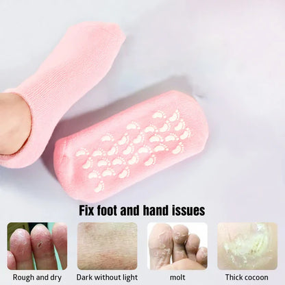 High Quality SOFT MOISTURIZING SPA GEL SOCKS Foot Care