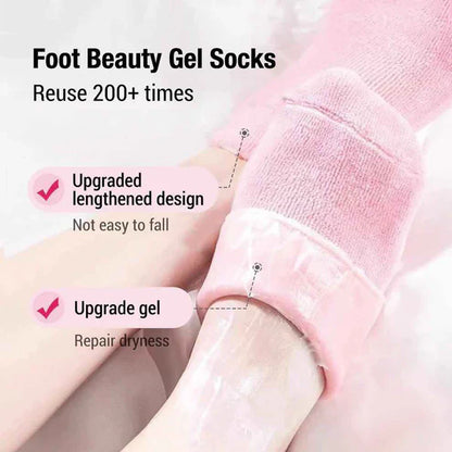 High Quality SOFT MOISTURIZING SPA GEL SOCKS Foot Care